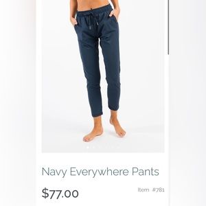 Zyia Navy Everywhere Pants